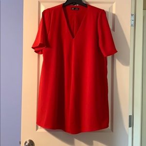 Zara shirt sleeve party dress